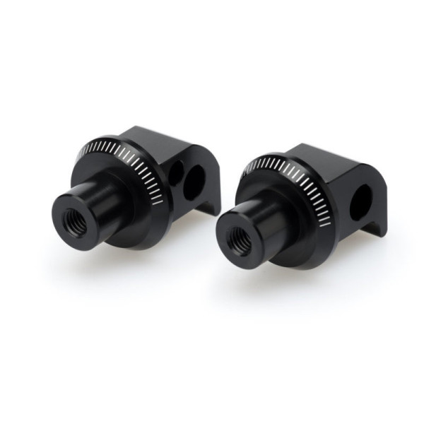 Puig Pillion Footpeg Adaptors Black